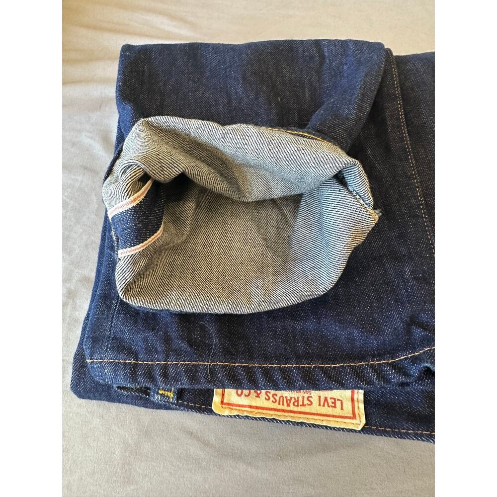 Vintage 1950s Levis Womens 701 Selvedge Big E Jeans Size 29 - Picture 16 of 16